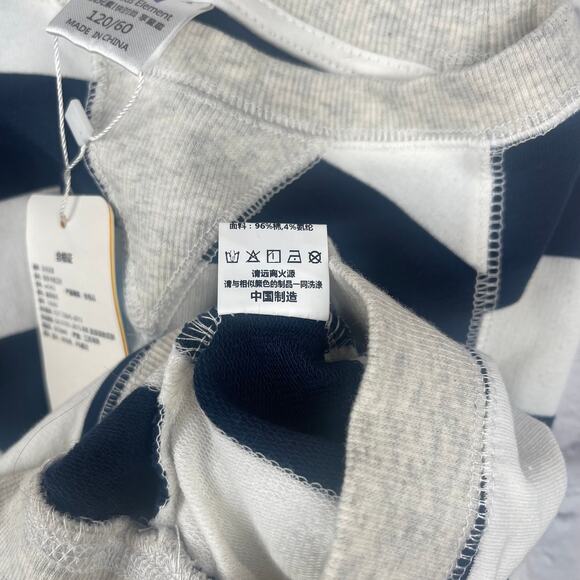 K0-1008 Boy's Long Sleeve Stripe Pullover sz 120/60 (6-7yrs) - Picture 3 of 4